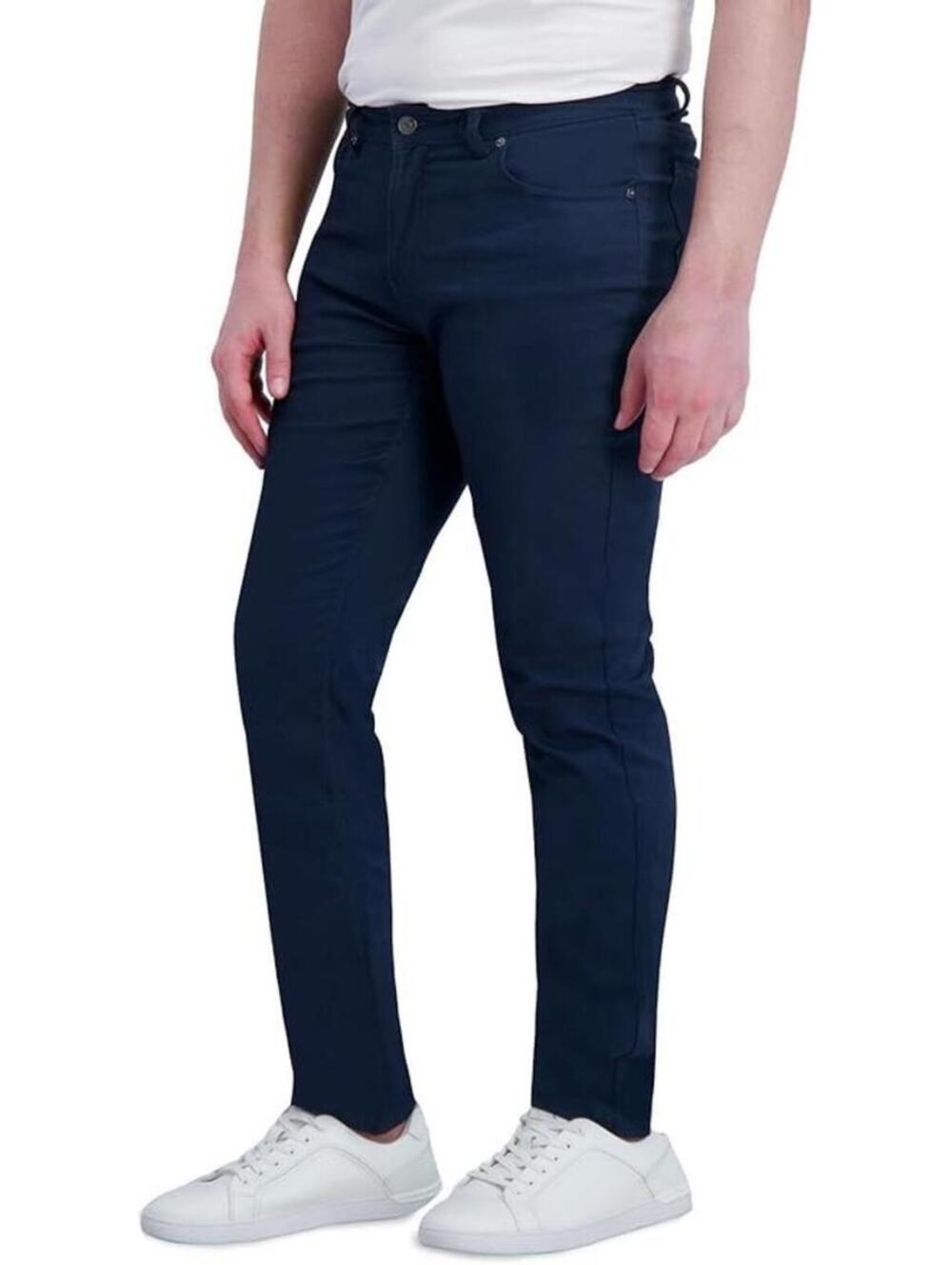DKNY Mens Size 36 X 32 Navy Blue Pants Ultimate Stretch Slim Fit NWT MSRP $69